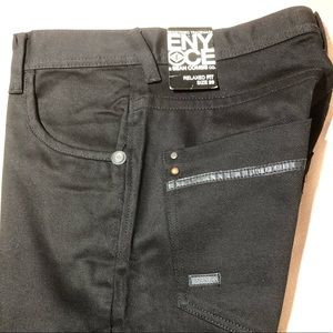 NWT ENYCE men jeans relaxed fit straight black 29